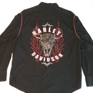 Harley Davidson Button-front Shirt